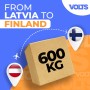 600kg - Delivery from Latvia to Finland