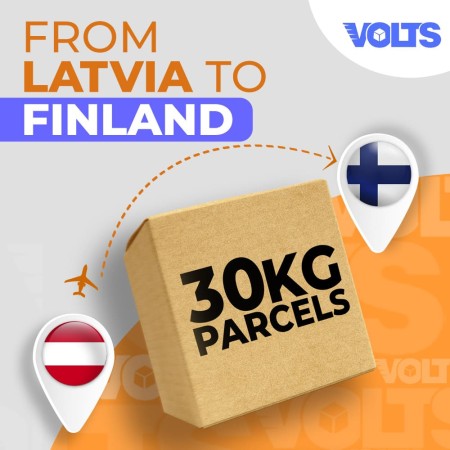 30kg - Latviasta Suomeen - Kotiinkuljetus