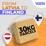 30 kg - From Latvia to Finland - Home delivery