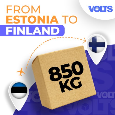 850kg- Delivery from Estonia to Finland