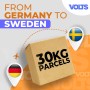 Yksi paketti - Kuljetus Saksasta Ruotsiin - kotiinkuljetus