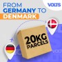 20kg parcel home delivery - Germany to Denmark