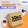30kg parcel home delivery - Germany to Finland