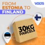 30kg - From Estonia to Finland - to pickup point